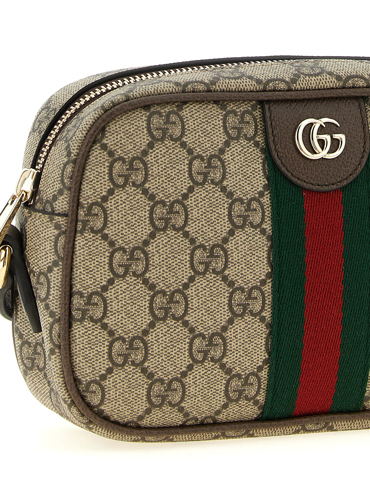 Gucci Brown 'Ophidia' Small Shoulder Bag braun