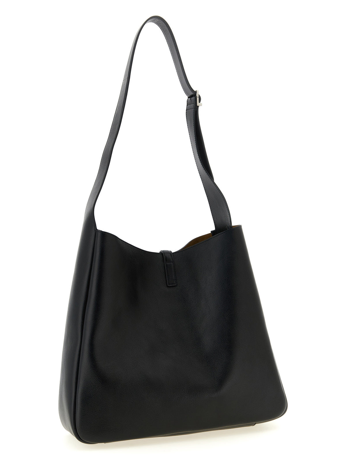 Saint Laurent Black 'Cassandre' Shoulder Bag schwarz