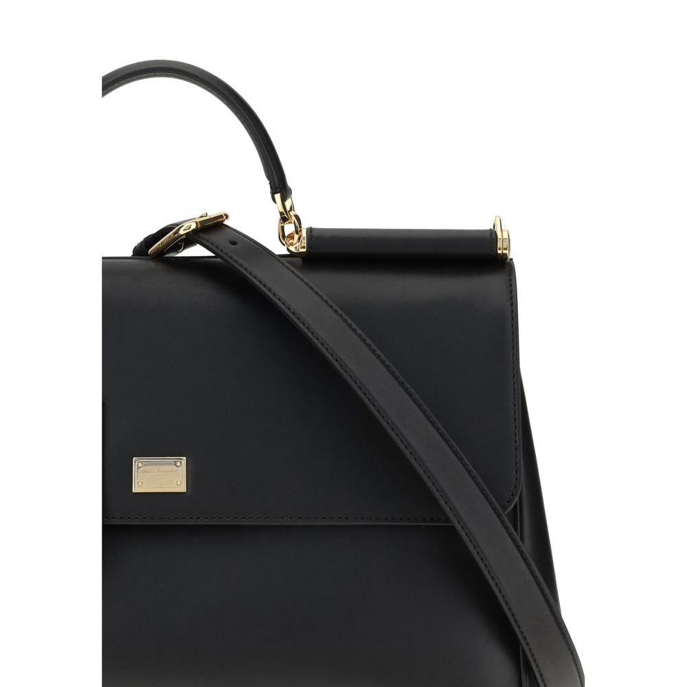 Dolce & Gabbana Black 'My Sicily' Shoulder Bag schwarz