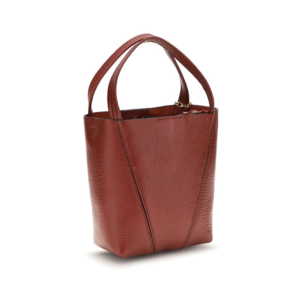 Chloé Red 'Spin' Mini Shoulder Bag rot