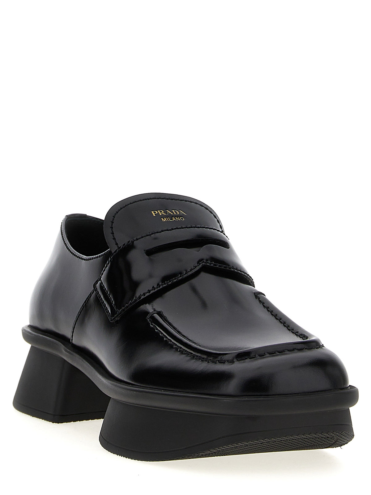 Prada Black 'Equal' Loafers schwarz