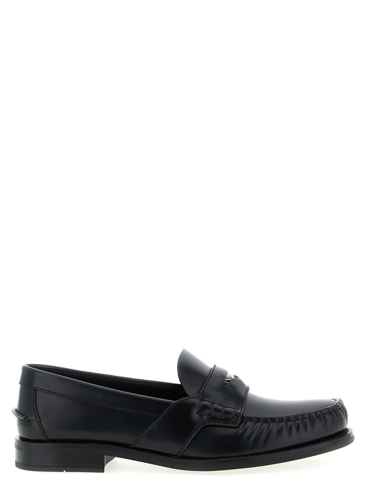 Prada Black 'Slip-On' Loafers schwarz