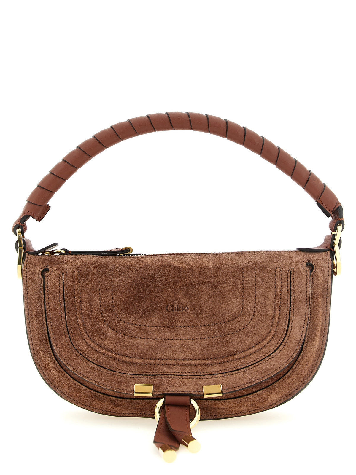 Chloé Brown 'Marcie' Mini Shoulder Bag braun