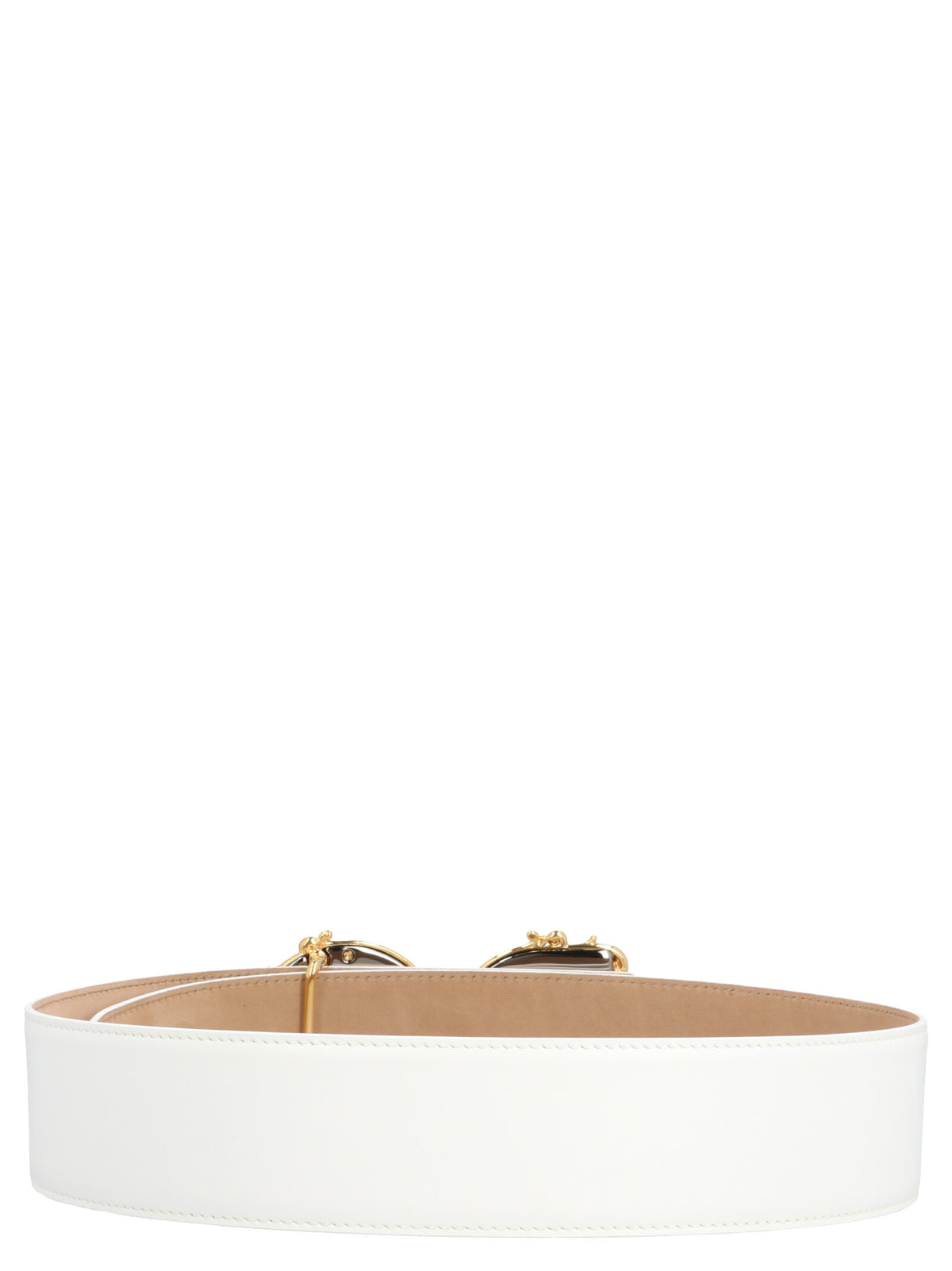 Dolce & Gabbana White 'Dg Barocco' Belt weiss