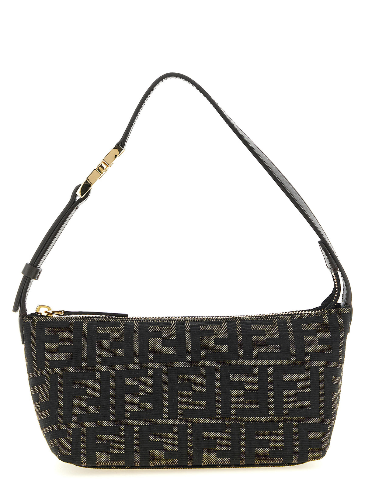Fendi Brown Vanity' Clutch braun