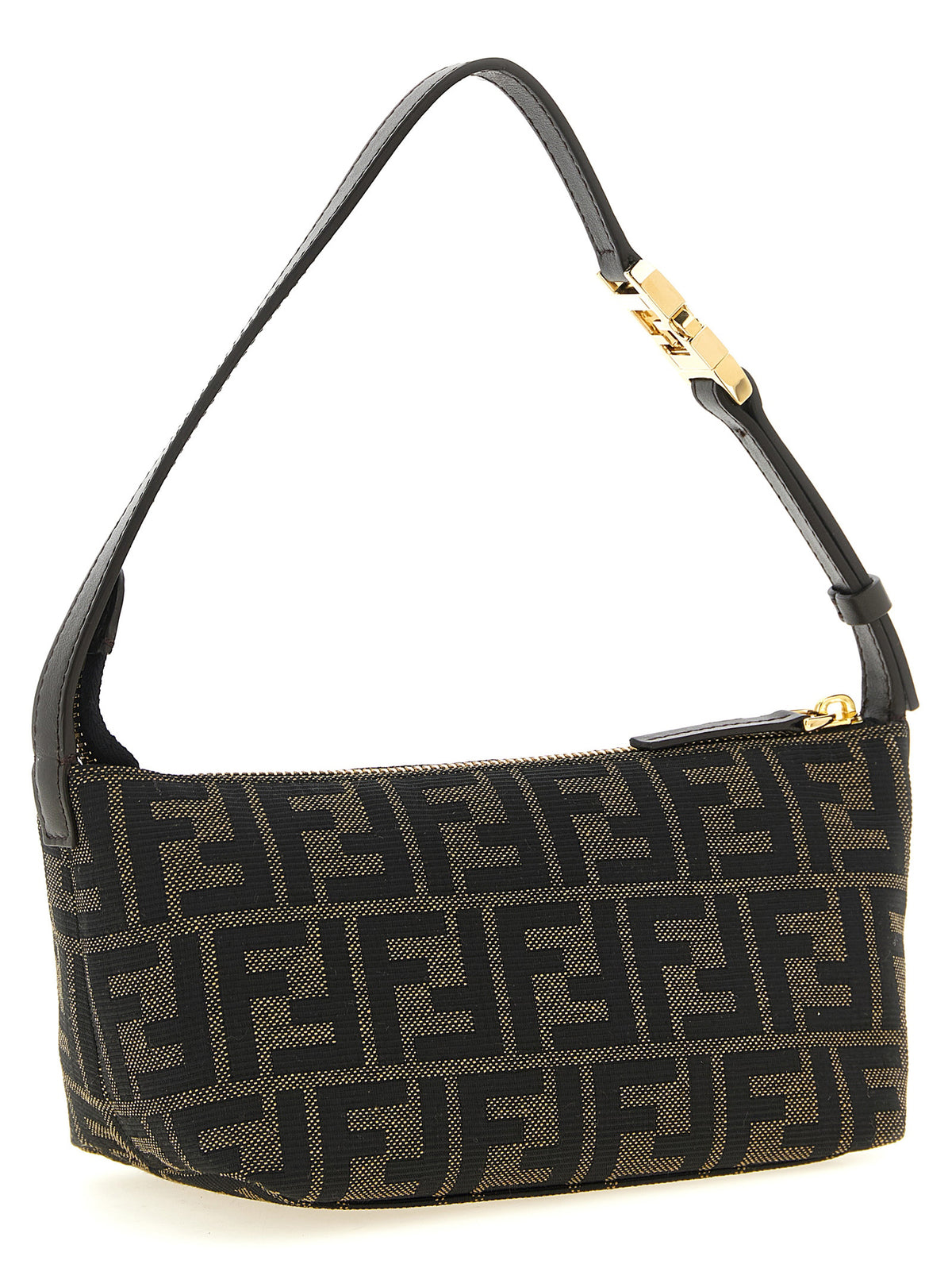 Fendi Brown Vanity' Clutch braun