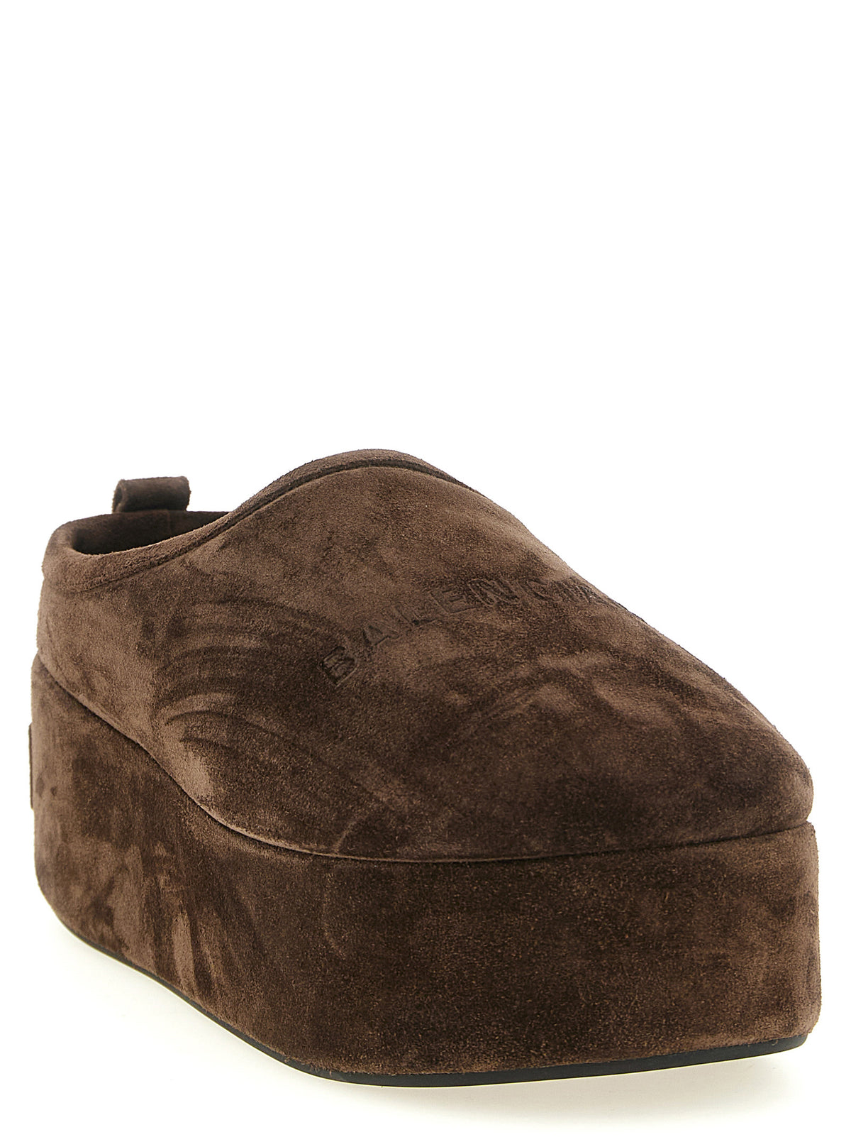 Balenciaga Brown 'Slip-On Platform' Mules braun