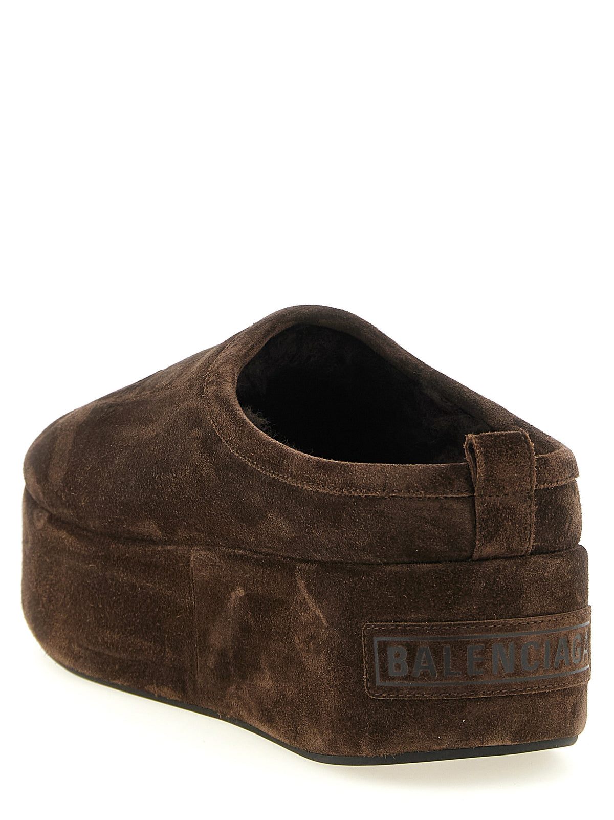Balenciaga Brown 'Slip-On Platform' Mules braun