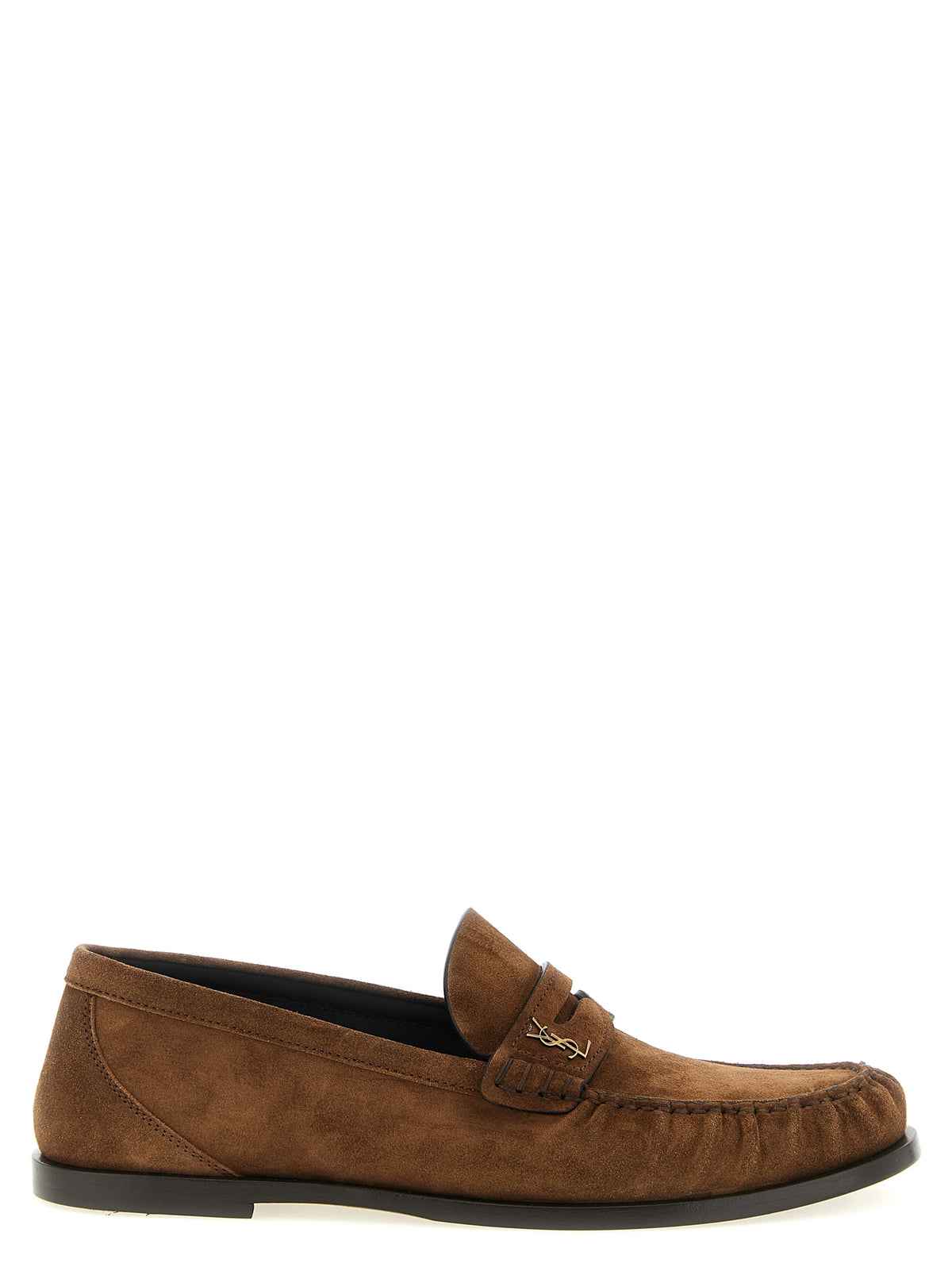 Saint Laurent Brown 'Slip-On' Loafers braun