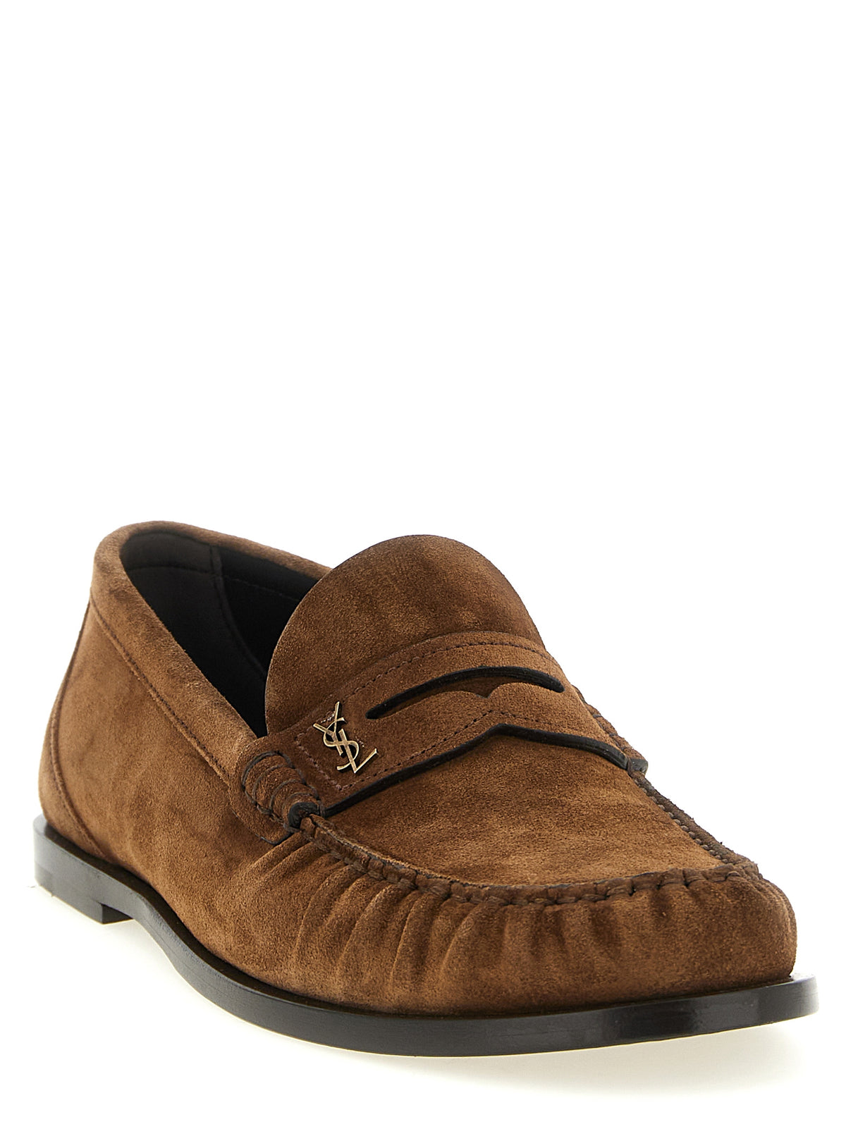 Saint Laurent Brown 'Slip-On' Loafers braun
