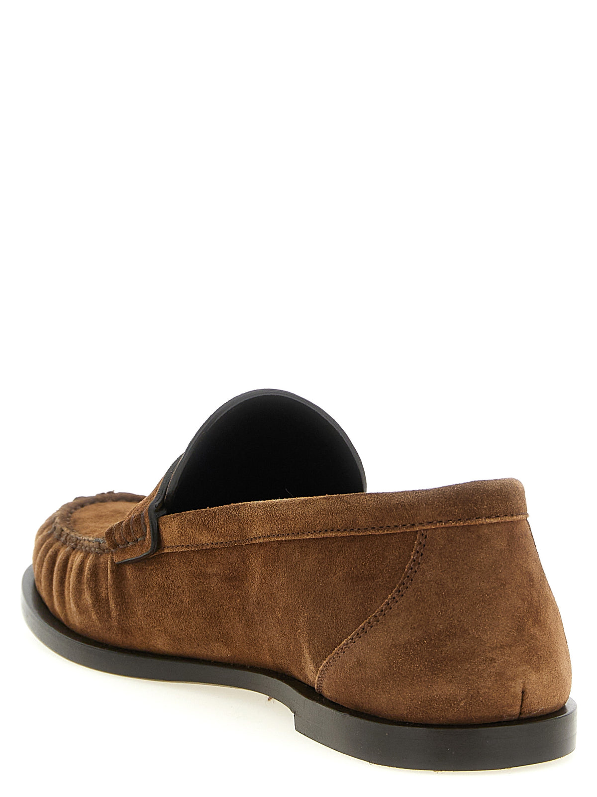 Saint Laurent Brown 'Slip-On' Loafers braun