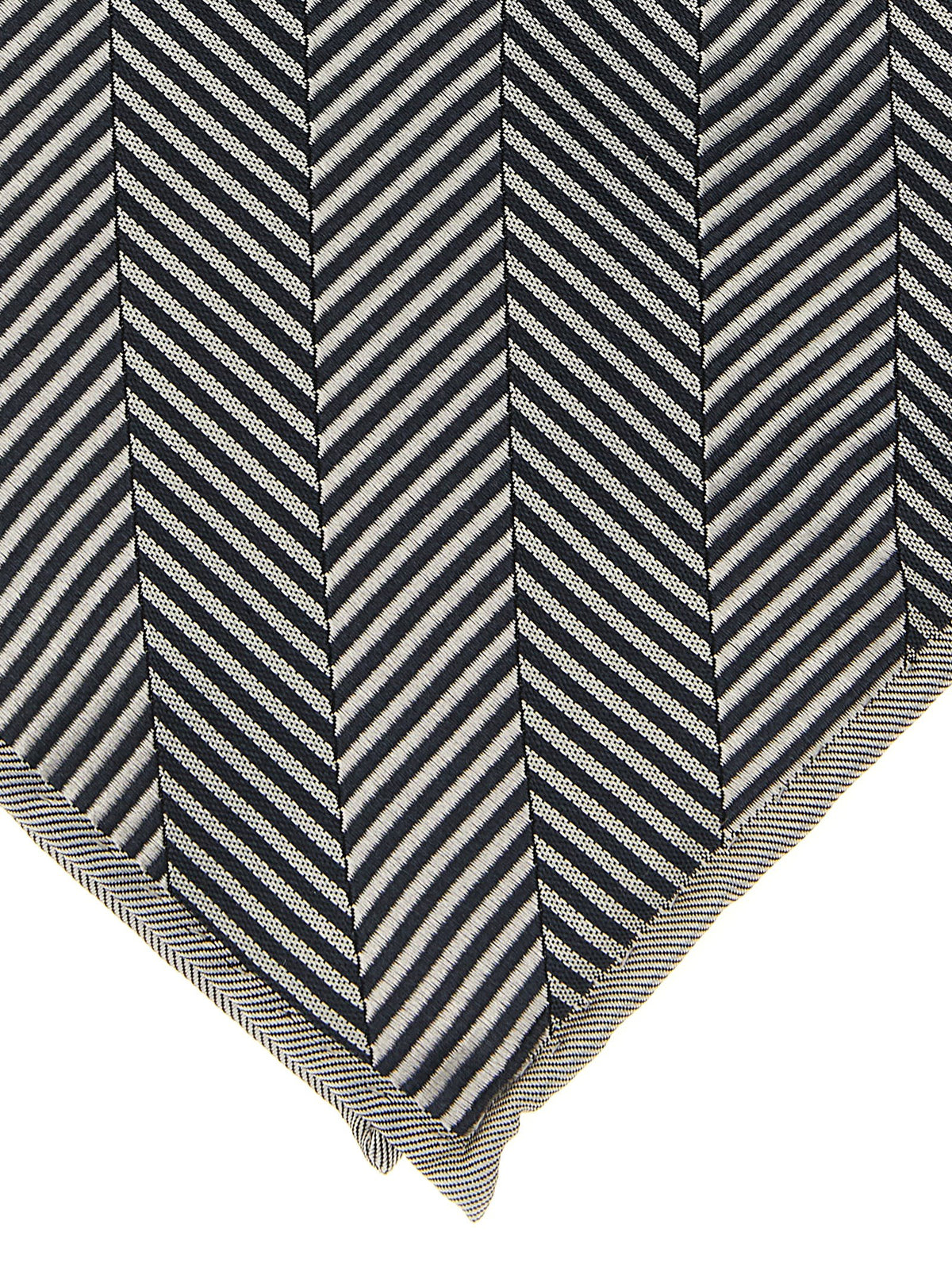 Brunello Cucinelli Gray Silk Pocket Square grau