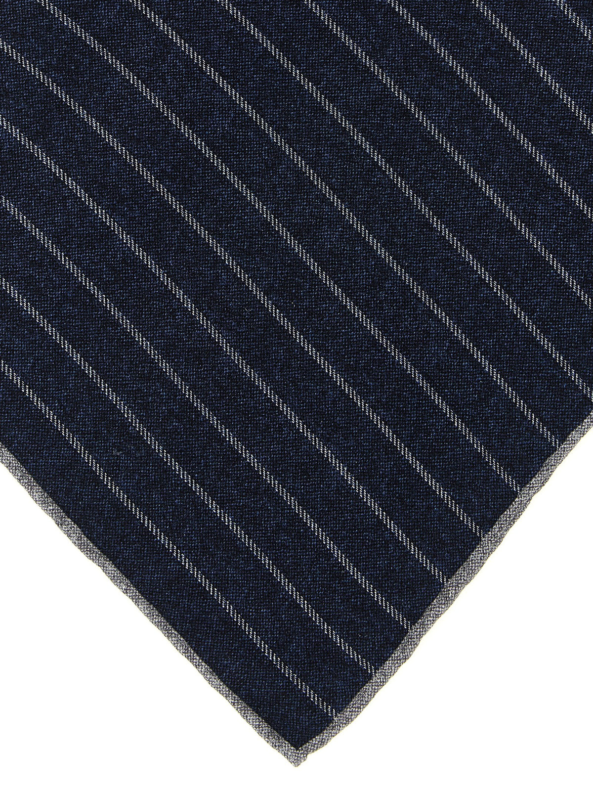 Brunello Cucinelli Blue Silk Pocket Square blau