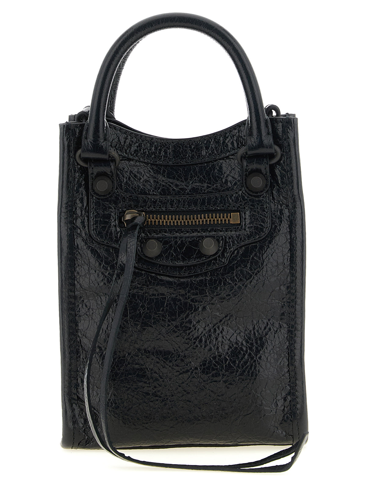Balenciaga Black Lamb Leather Accessories schwarz