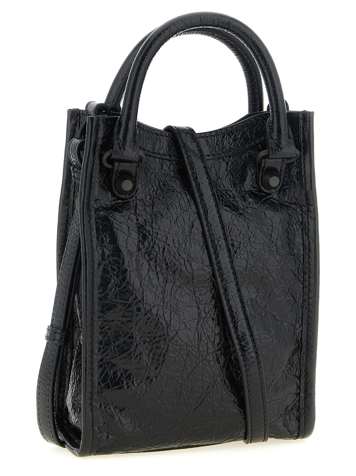 Balenciaga Black Lamb Leather Accessories schwarz