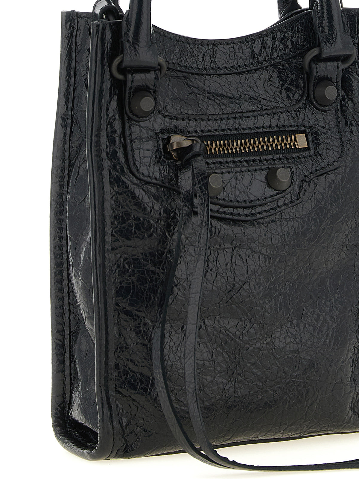 Balenciaga Black Lamb Leather Accessories schwarz