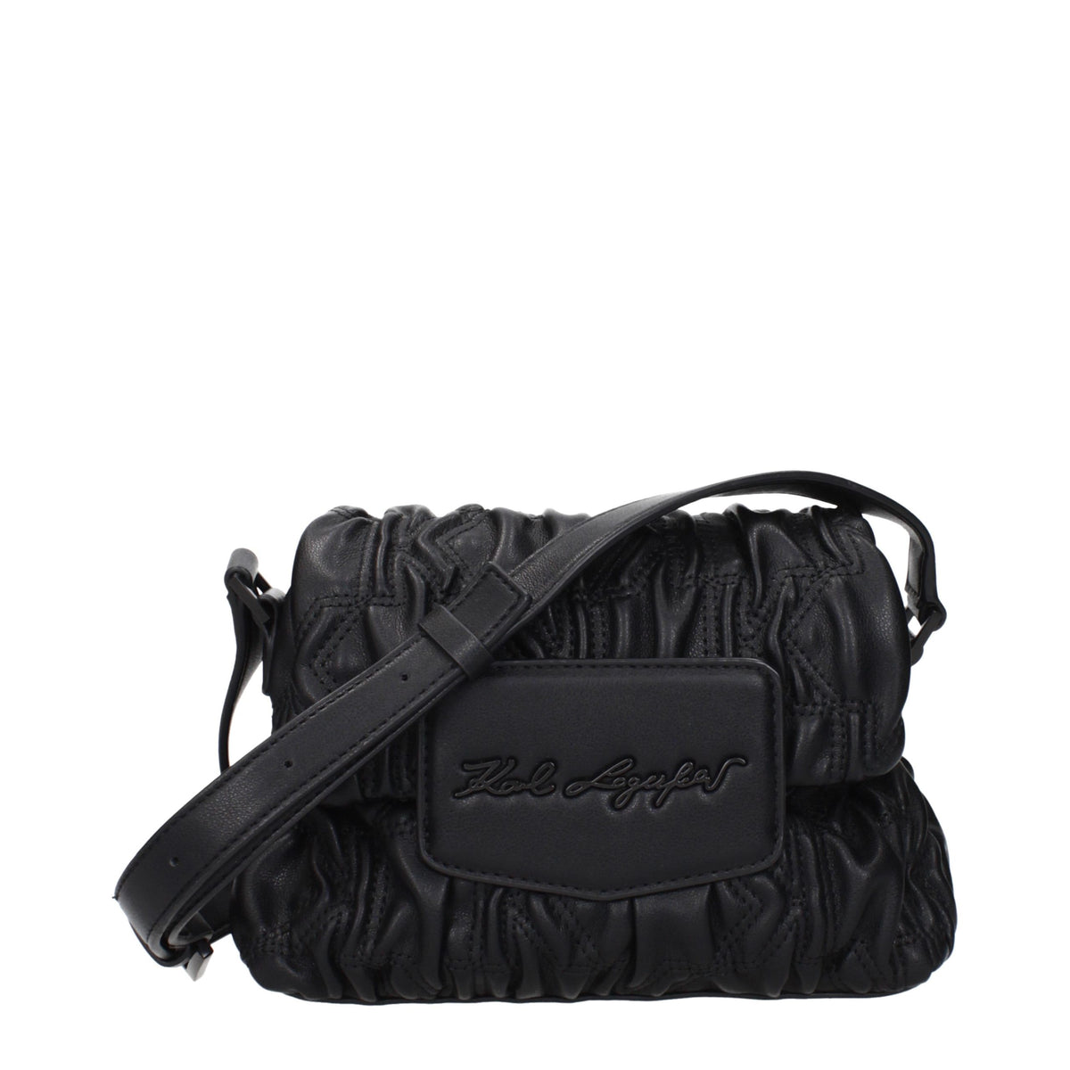 Karl Lagerfeld Black Polyester Crossbody Bag schwarz