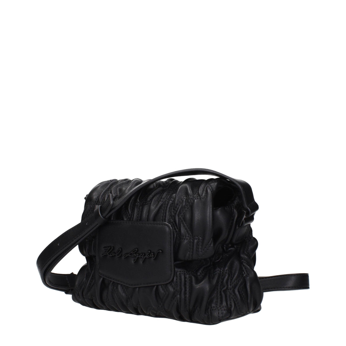 Karl Lagerfeld Black Polyester Crossbody Bag schwarz
