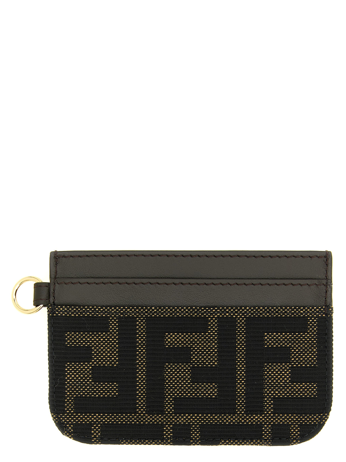 Fendi Brown 'Ff Zucca' Cardholder braun