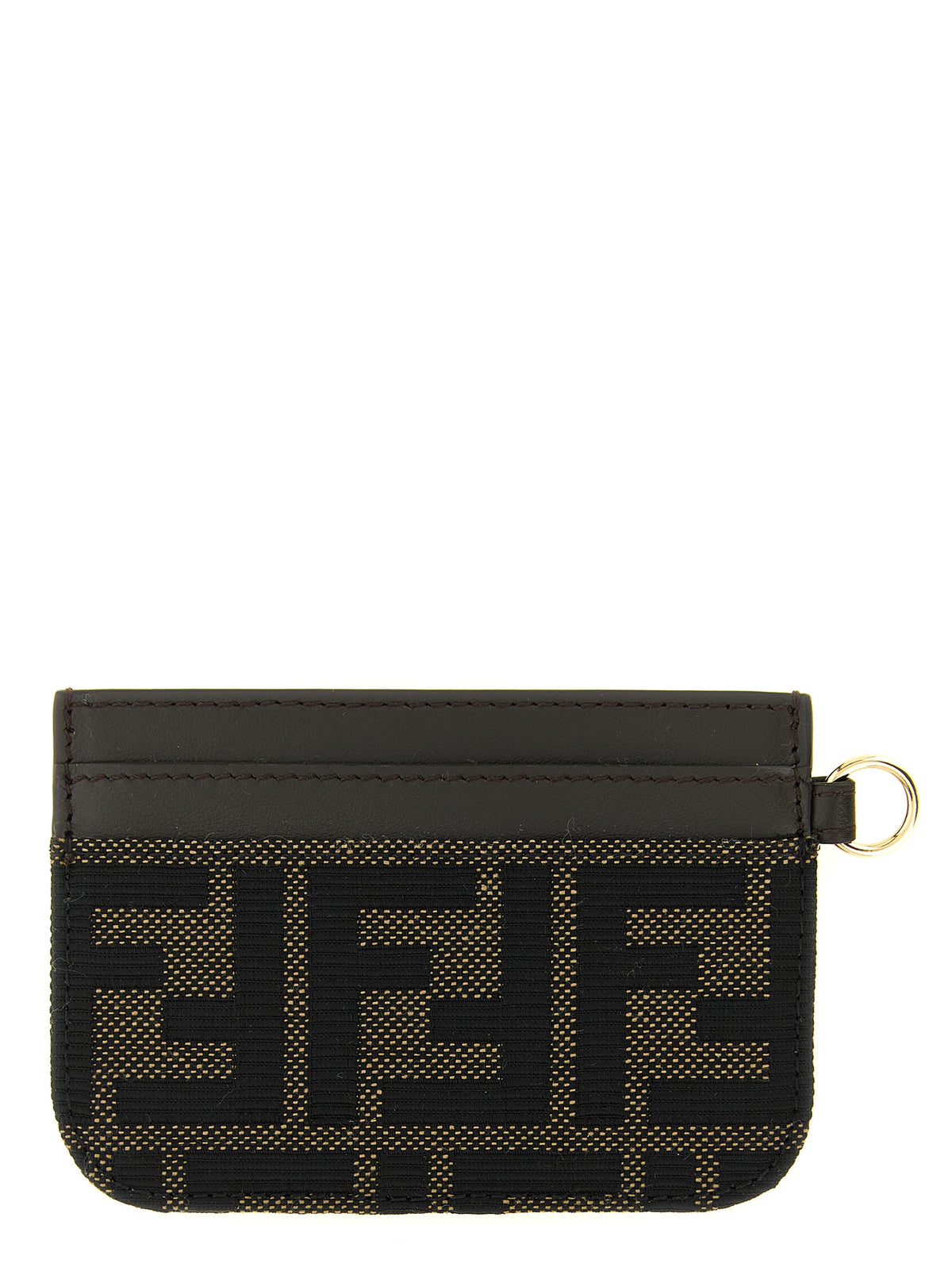 Fendi Brown 'Ff Zucca' Cardholder braun