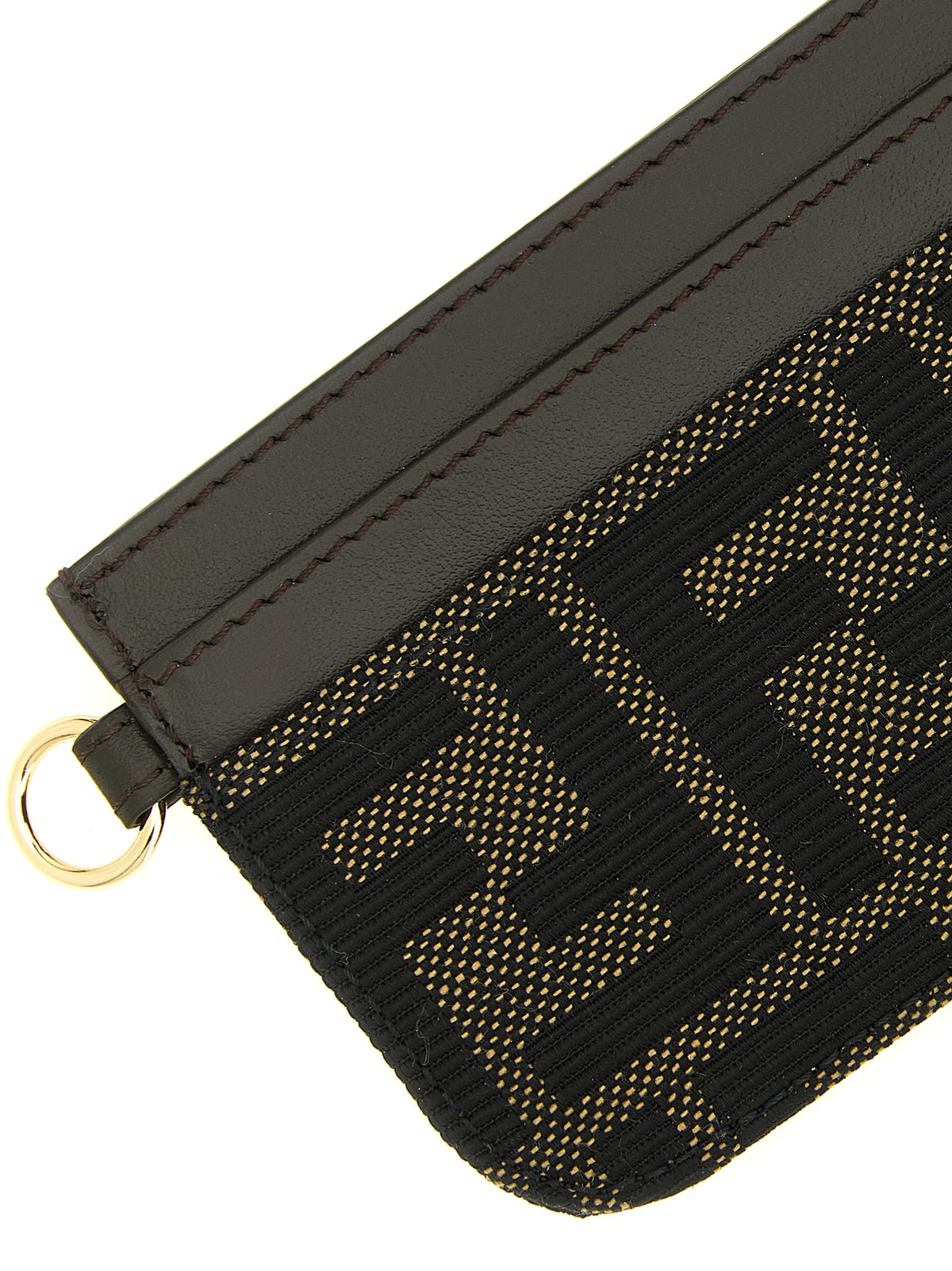 Fendi Brown 'Ff Zucca' Cardholder braun