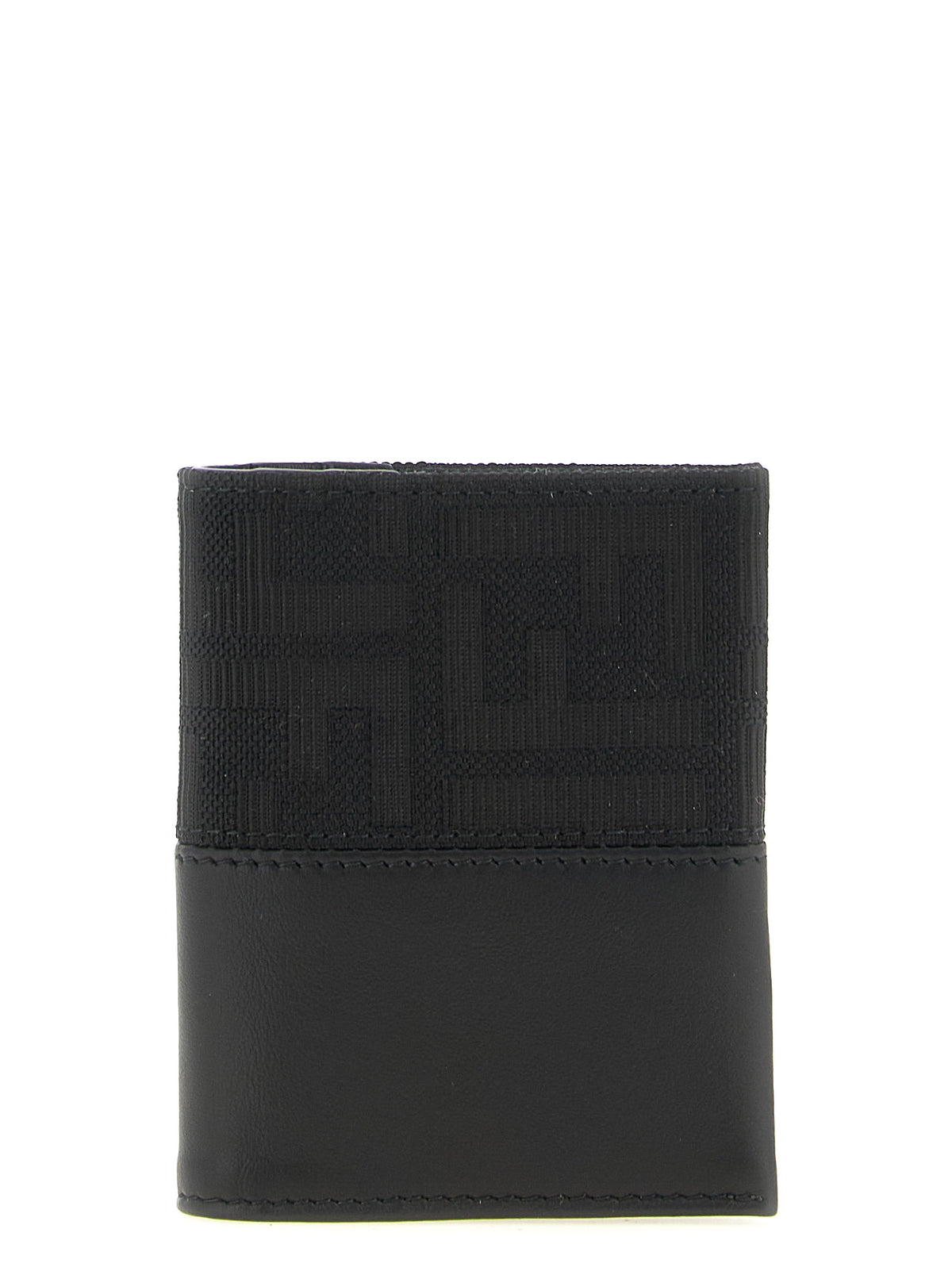 Fendi Black 'Ff Zucca' Cardholder schwarz