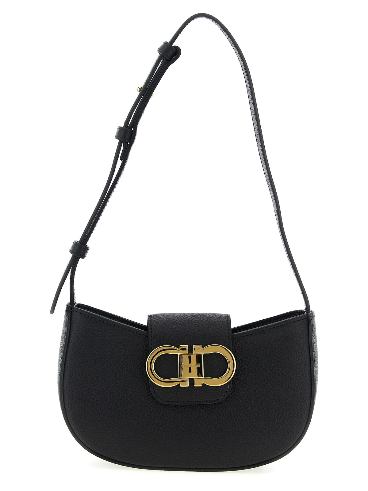 Ferragamo Black 'Gabry' Shoulder Bag schwarz