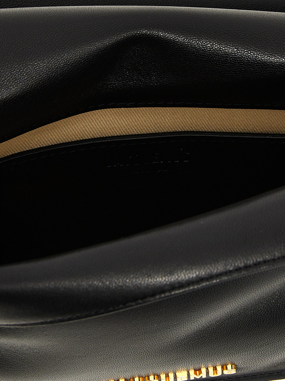 Jacquemus Black 'La Petite Pochette Rond Carré' Clutch schwarz
