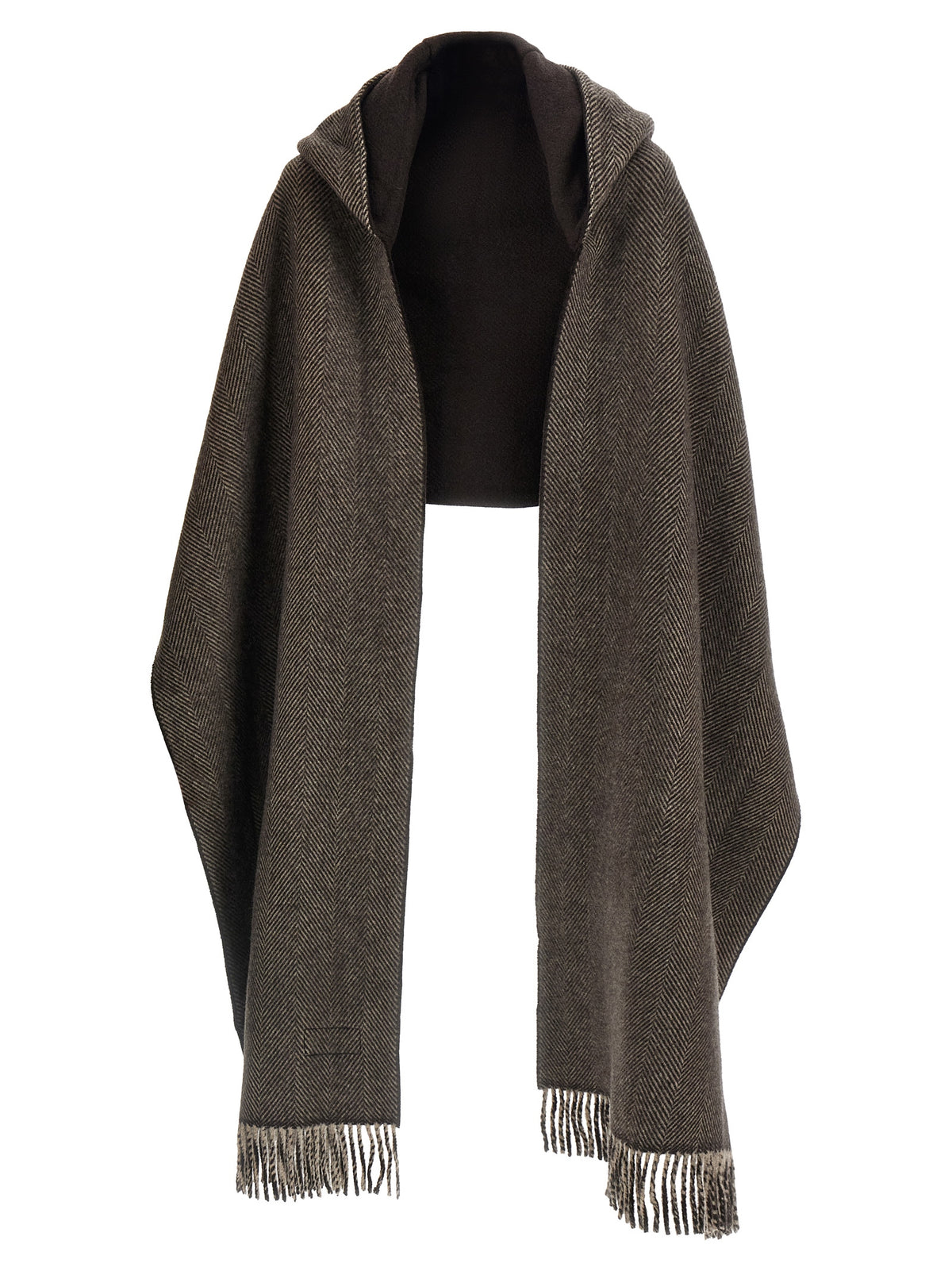 Brunello Cucinelli Brown Cashmere Scarf braun