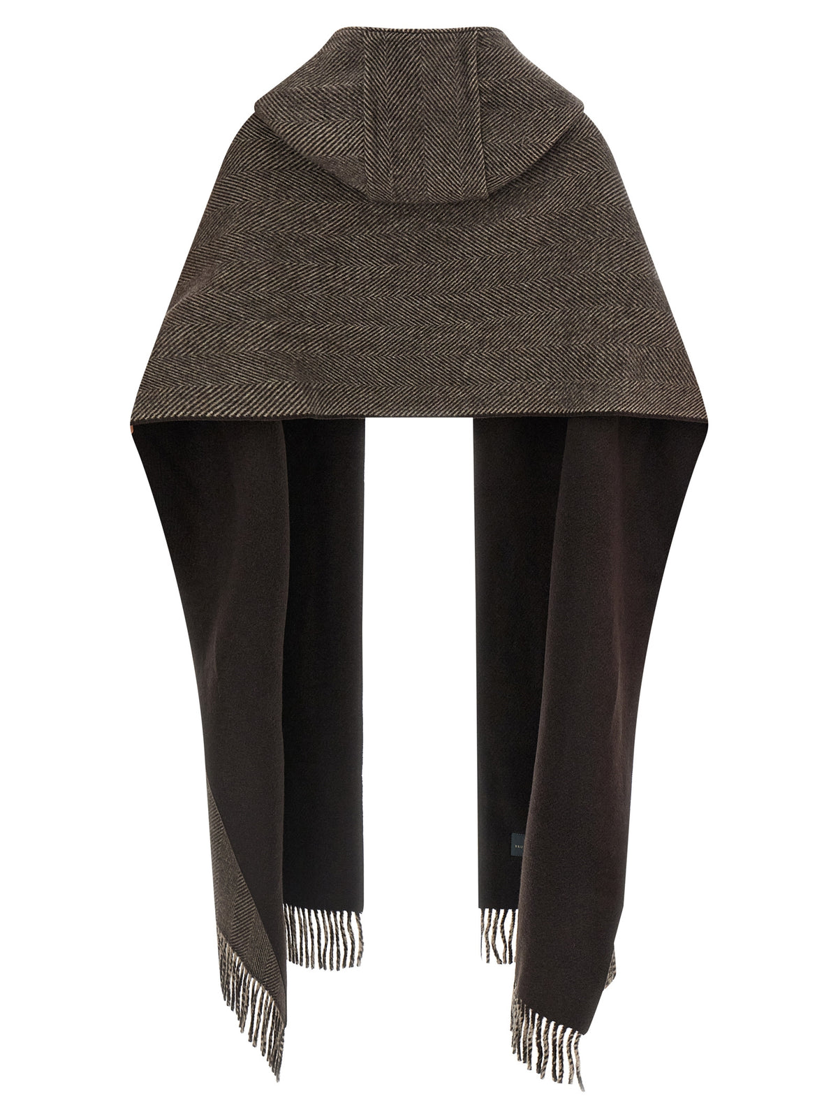 Brunello Cucinelli Brown Cashmere Scarf braun