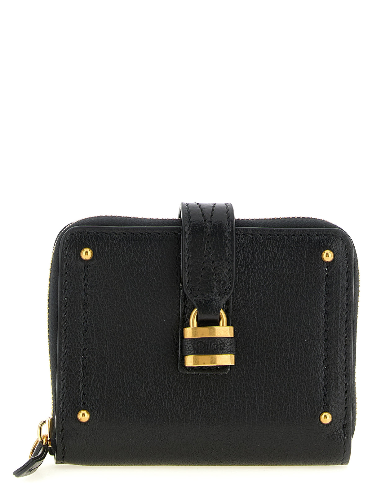 Chloé Black 'Paddington' Medium Wallet schwarz