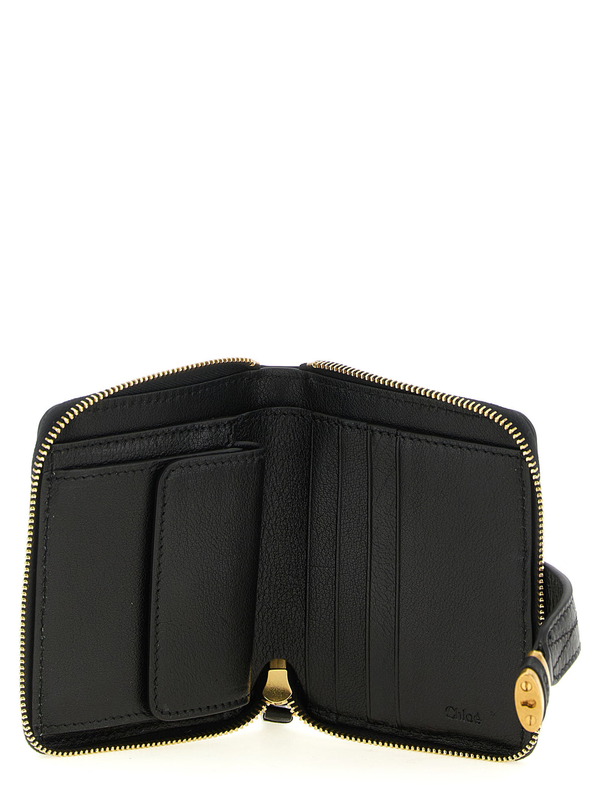 Chloé Black 'Paddington' Medium Wallet schwarz