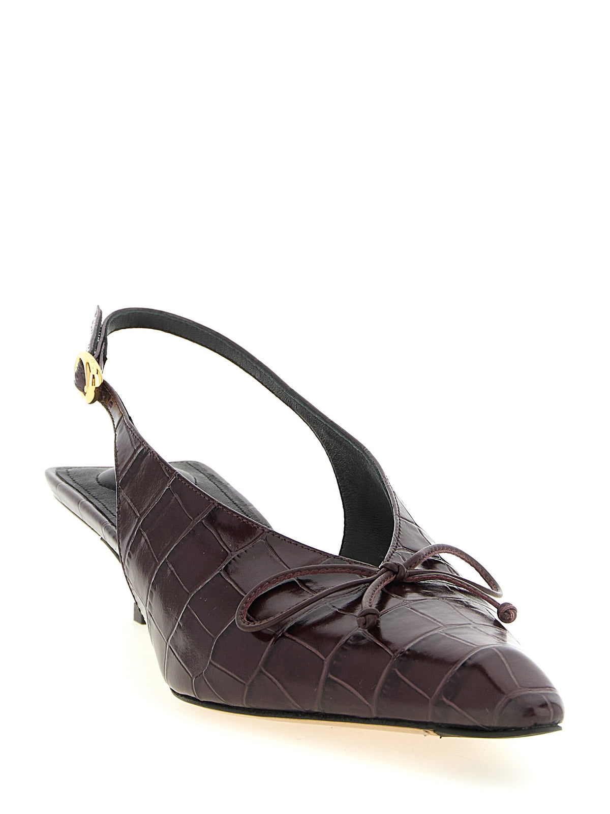 Jacquemus Bordeaux 'Les Slingbacks Cubisto B' Pumps