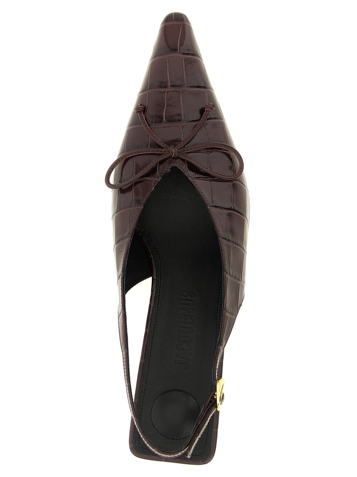 Jacquemus Bordeaux 'Les Slingbacks Cubisto B' Pumps