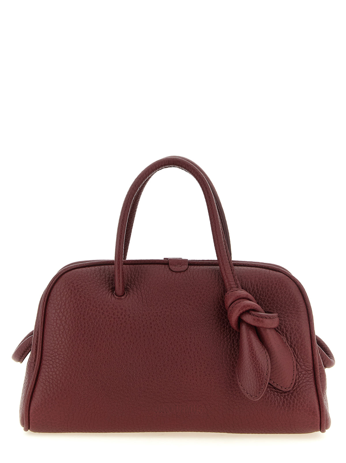 Jacquemus Bordeaux 'Le Petit Turismo' Handbag