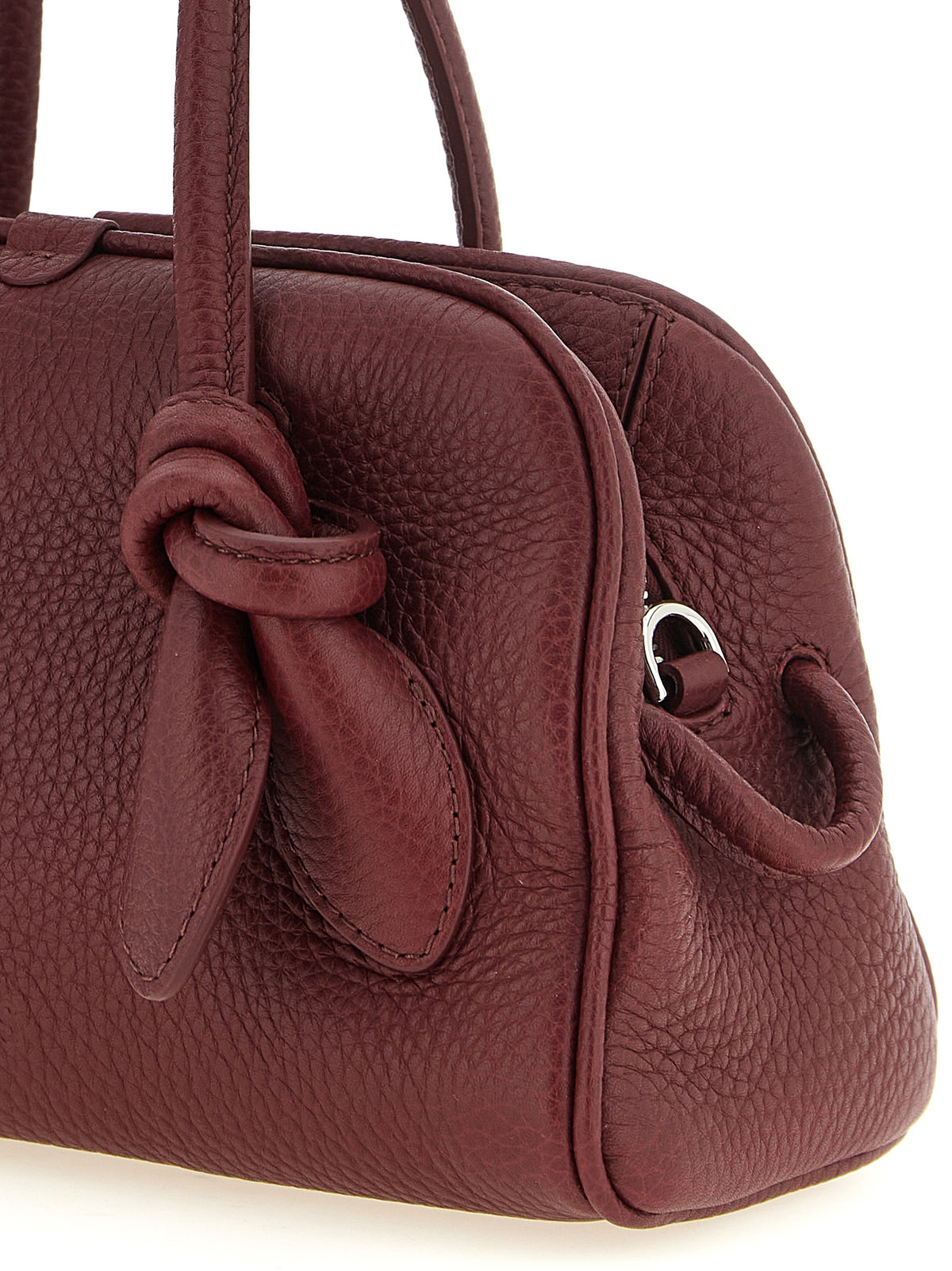Jacquemus Bordeaux 'Le Petit Turismo' Handbag