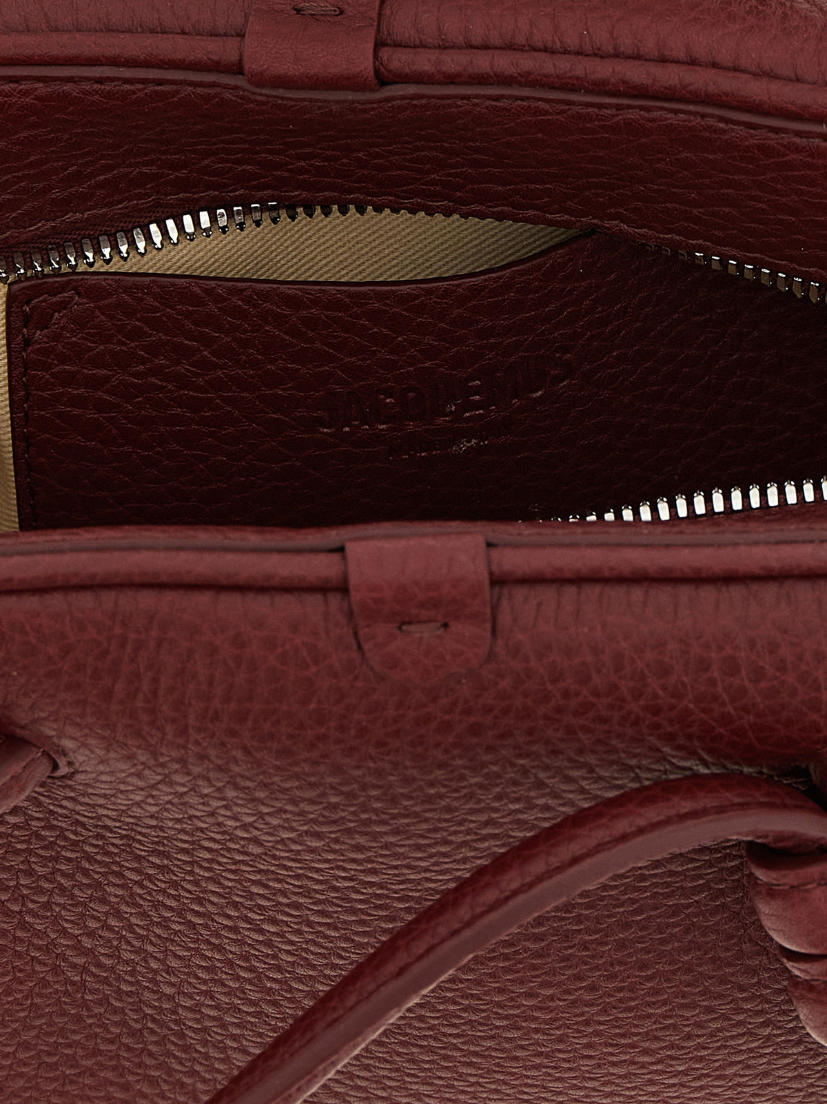 Jacquemus Bordeaux 'Le Petit Turismo' Handbag