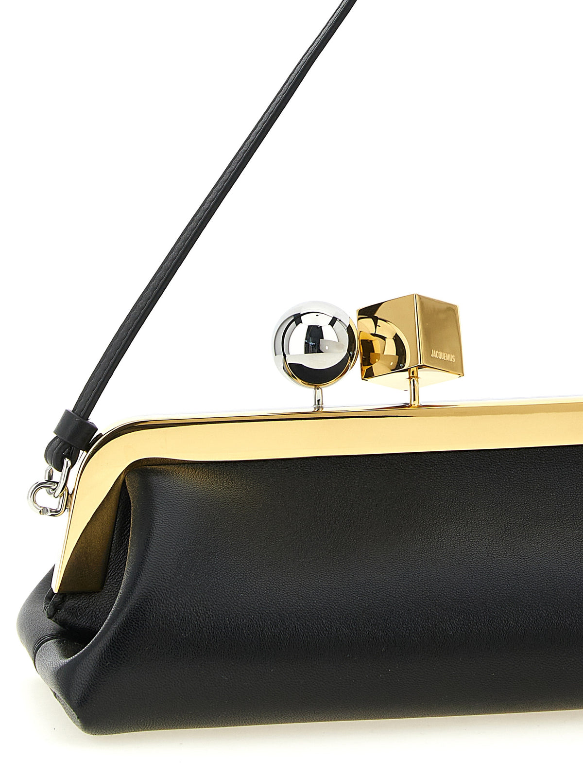 Jacquemus Black 'La Pochette Salon' Clutch schwarz