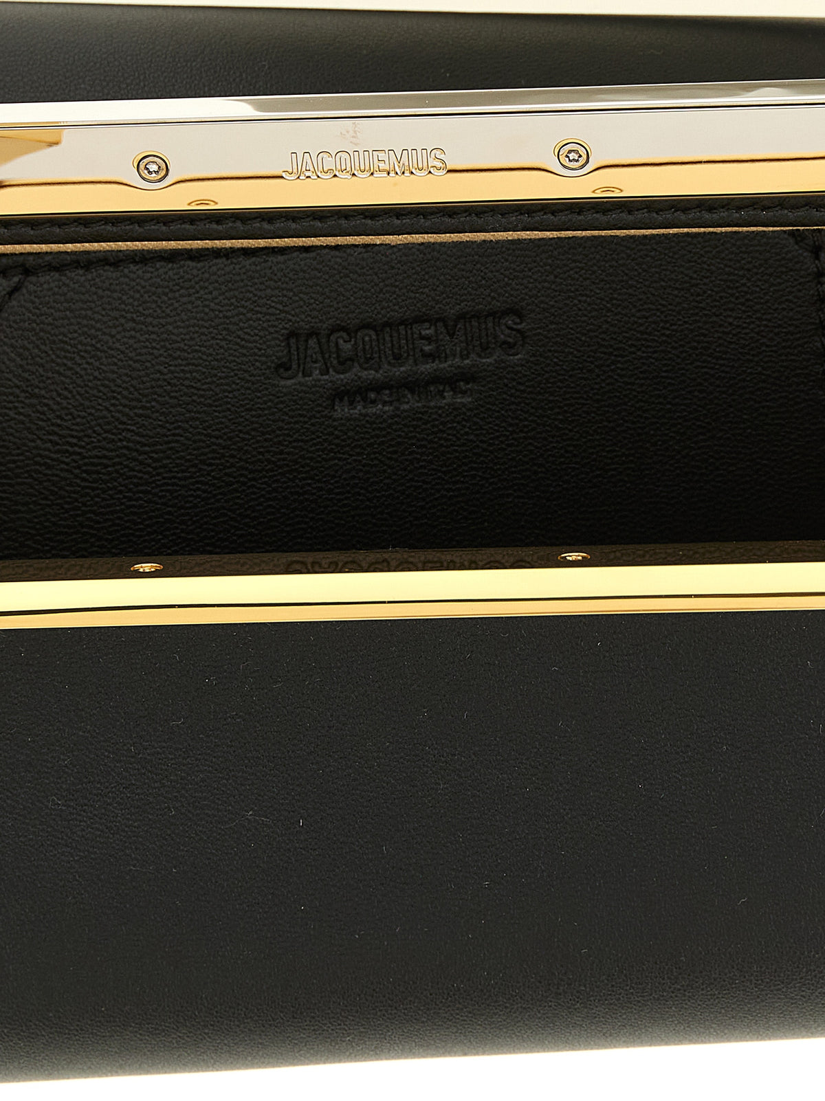 Jacquemus Black 'La Pochette Salon' Clutch schwarz