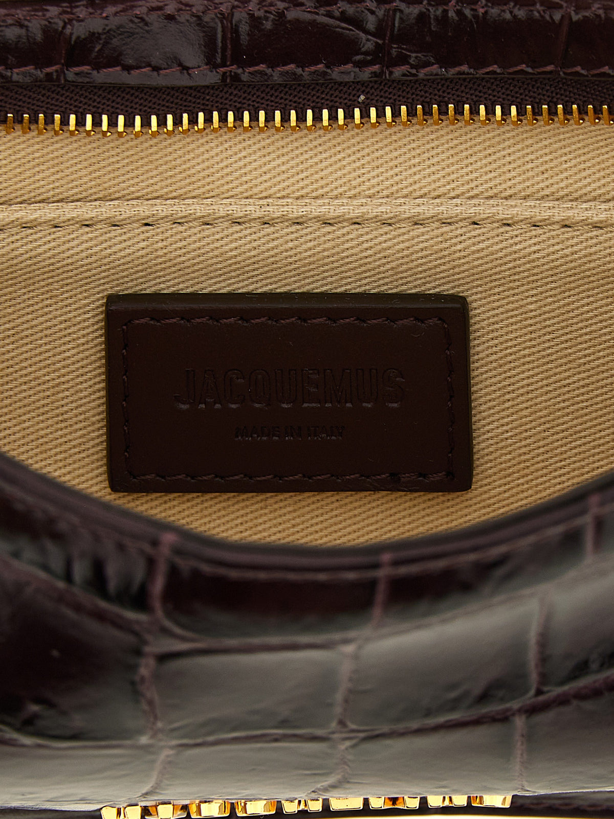 Jacquemus Bordeaux 'Le Bisou Perle' Shoulder Bag