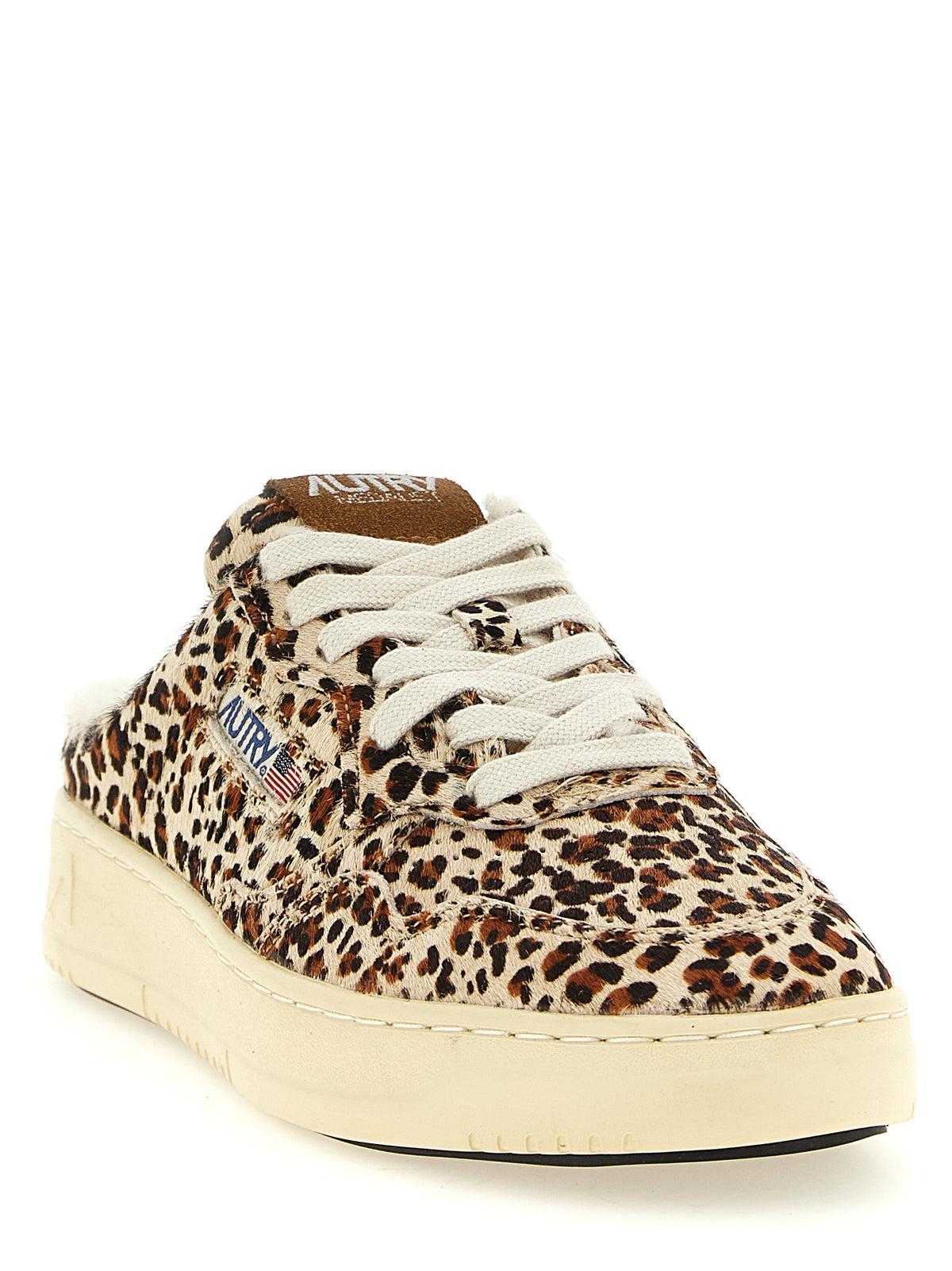 Autry Brown Cowhide Low Top Sneakers braun