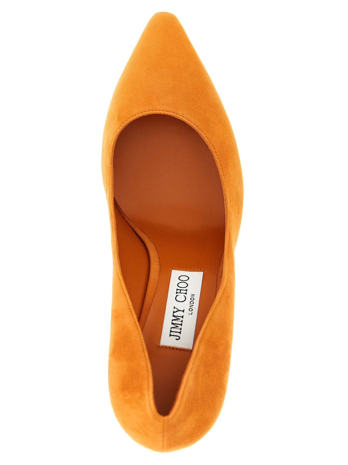 Jimmy Choo Orange 'Romy' Pumps