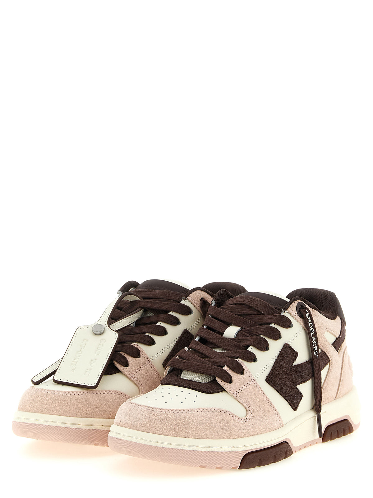 Off-White Multicolor Cowhide Low Top Sneakers weiss