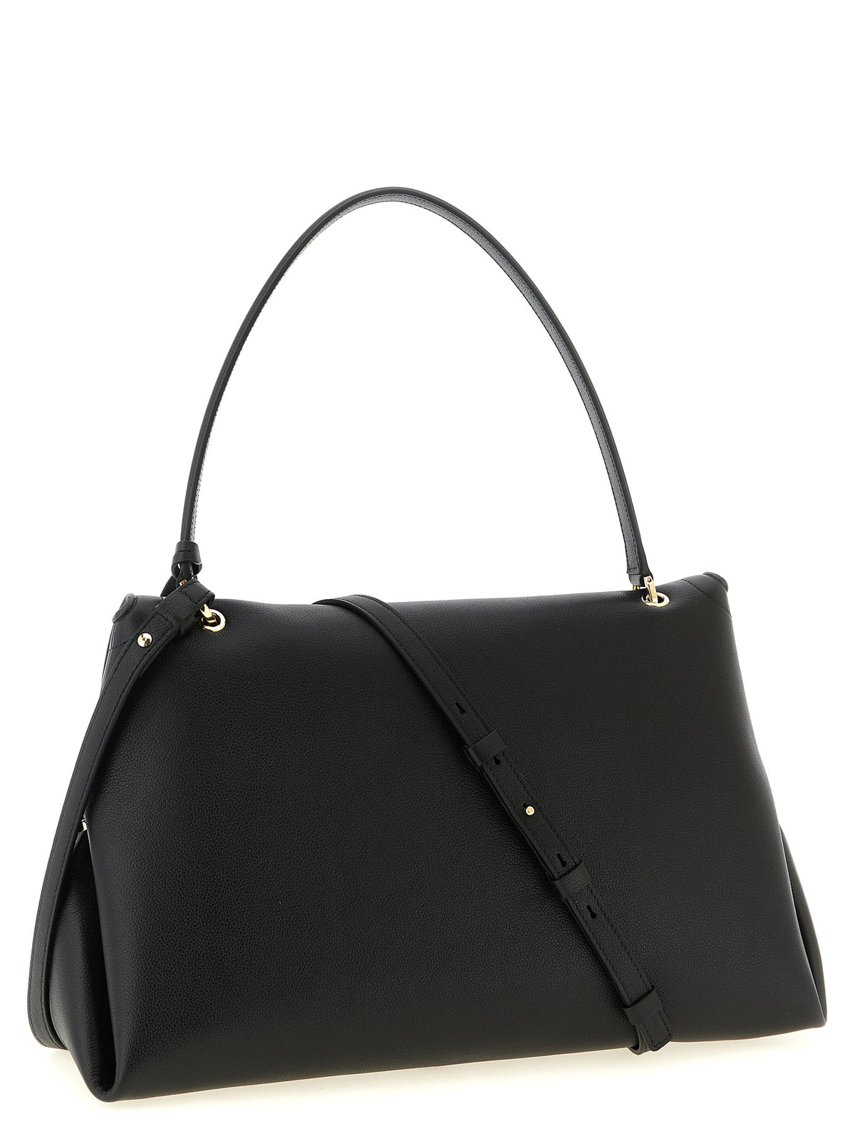 Ferragamo Black 'Gancini' Shoulder Bag schwarz