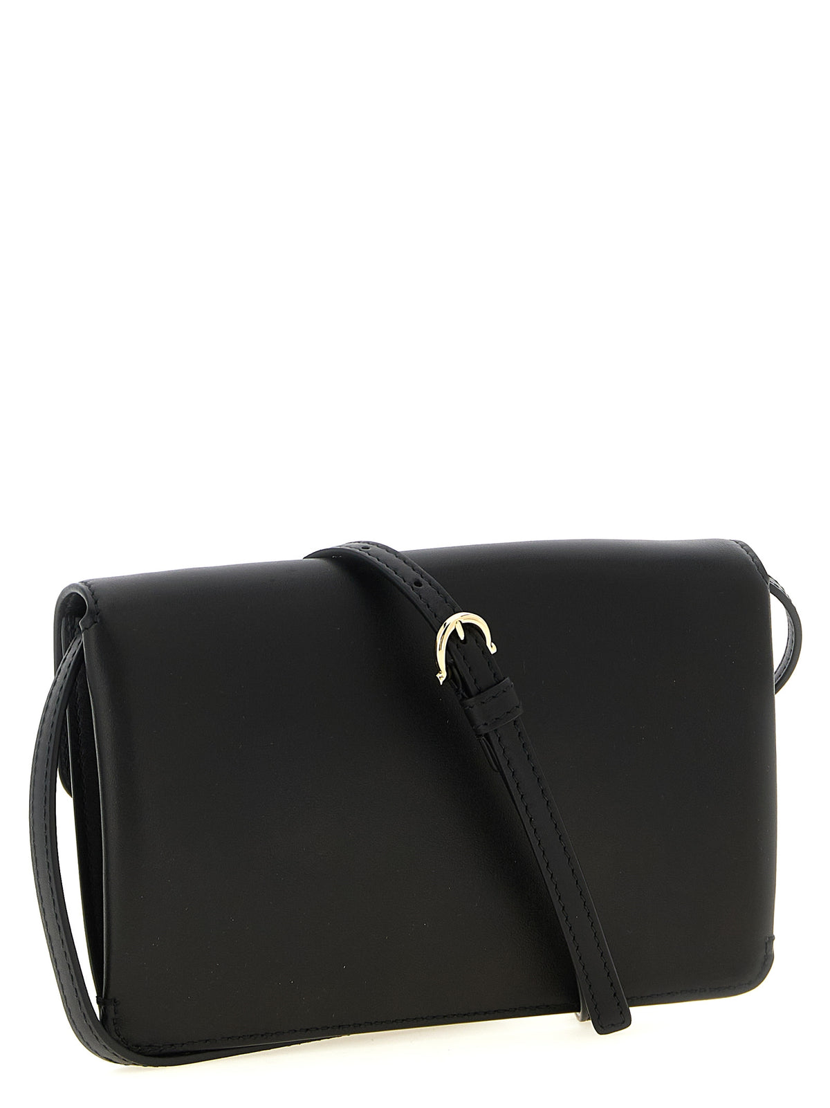 Ferragamo Black 'Harley' Clutch schwarz