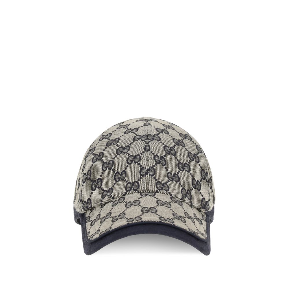 Gucci Gray Polyester Cap (Baseball Hat) grau