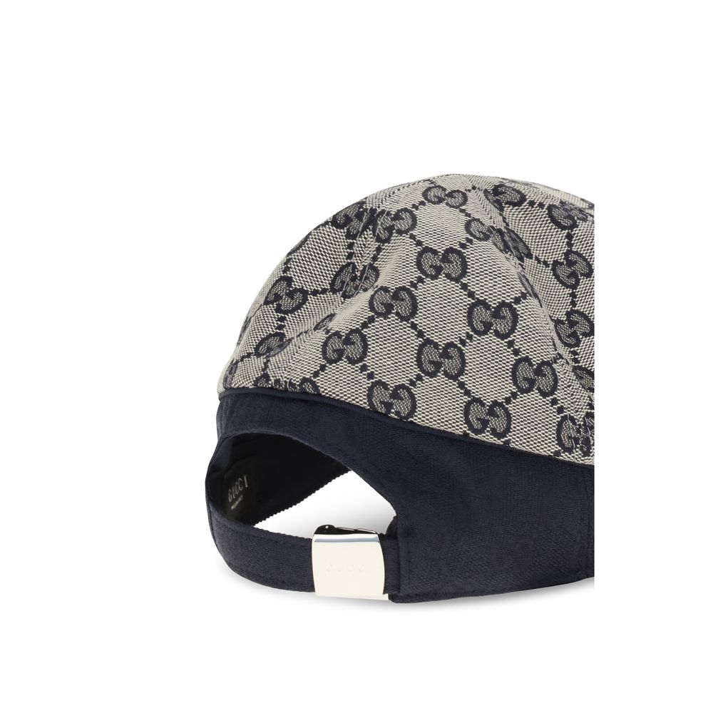 Gucci Gray Polyester Cap (Baseball Hat) grau