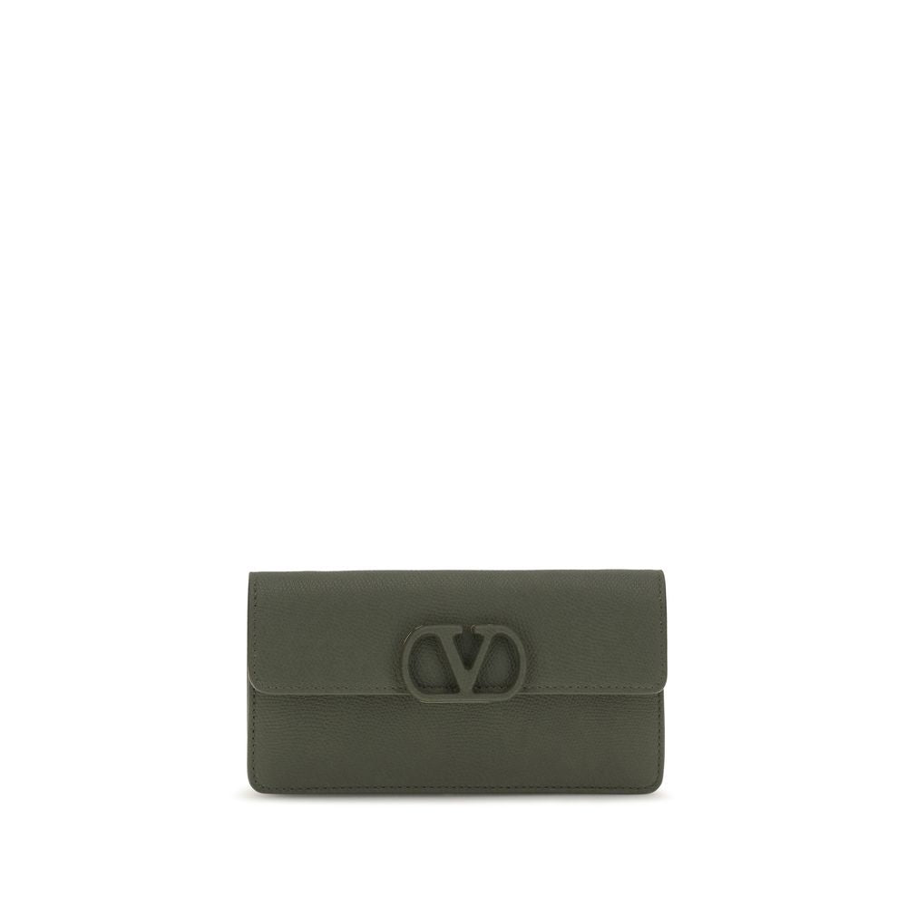 Valentino Garavani Bicolor Leather Wallet multicolor