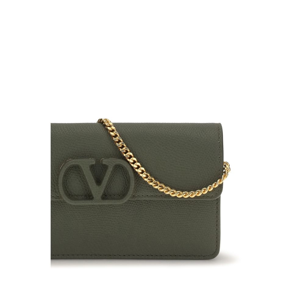 Valentino Garavani Bicolor Leather Wallet multicolor