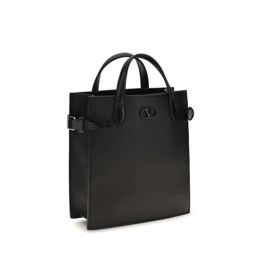 Valentino Garavani Black 'Antibes' Small Handbag schwarz